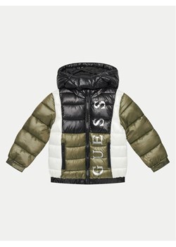 Guess Kurtka puchowa N4BL06 WEGY0 Kolorowy Regular Fit ze sklepu MODIVO w kategorii Kurtki chłopięce - zdjęcie 182615359