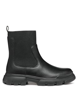 Geox Kozaki J Junette Girl J46HVC 0BCNH C9999 S Czarny ze sklepu MODIVO w kategorii Buty zimowe dziecięce - zdjęcie 182615426