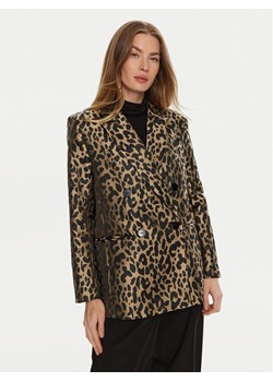 Lola Casademunt by Maite Marynarka MF2402002 Brązowy Regular Fit ze sklepu MODIVO w kategorii Marynarki damskie - zdjęcie 182615488