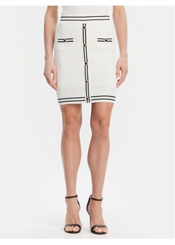 Fracomina Spódnica ołówkowa FR25SG4003K52401 Écru Slim Fit ze sklepu MODIVO w kategorii Spódnice - zdjęcie 182615517