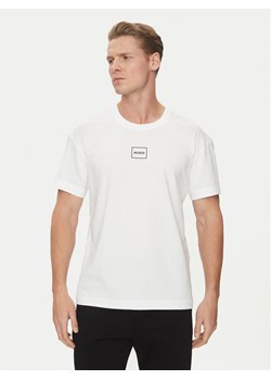 HUGO T-Shirt Laze 50525236 Biały Regular Fit ze sklepu MODIVO w kategorii T-shirty męskie - zdjęcie 182615599