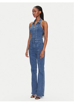 Guess Kombinezon W5GD1C D4LT0 Niebieski Regular Fit ze sklepu MODIVO w kategorii Kombinezony damskie - zdjęcie 182615788