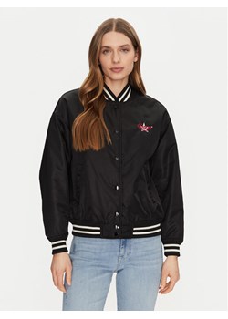 Guess Jeans Kurtka bomber W5RL43 WHAA2 Czarny Regular Fit ze sklepu MODIVO w kategorii Kurtki damskie - zdjęcie 182615866