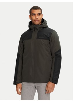 Jack Wolfskin Kurtka outdoor Jasper Ins A61872 Brązowy Regular Fit ze sklepu MODIVO w kategorii Kurtki męskie - zdjęcie 182616079