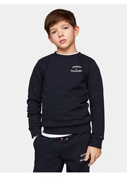 Tommy Hilfiger Bluza Th Logo KB0KB08828 Granatowy Regular Fit ze sklepu MODIVO w kategorii Bluzy chłopięce - zdjęcie 182616086