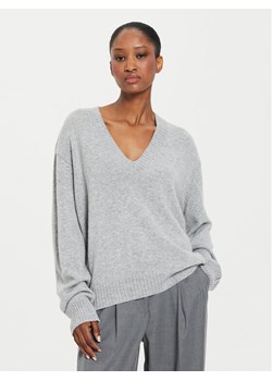 Kontatto Sweter 3M0177 Szary Regular Fit ze sklepu MODIVO w kategorii Swetry damskie - zdjęcie 182616157