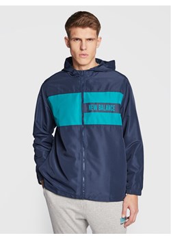 New Balance Wiatrówka MJ23900 Granatowy Relaxed Fit ze sklepu MODIVO w kategorii Kurtki męskie - zdjęcie 182616219