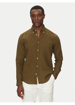 BOSS Koszula 50520283 Zielony Slim Fit ze sklepu MODIVO w kategorii Koszule męskie - zdjęcie 182616359