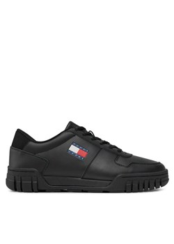 Tommy Jeans Sneakersy Tjm Cupsole Ess EM0EM01396 Czarny ze sklepu MODIVO w kategorii Buty sportowe męskie - zdjęcie 182616416