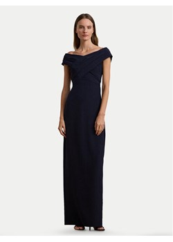 LAUREN RALPH LAUREN Sukienka wieczorowa 253936391003 Granatowy Slim Fit ze sklepu MODIVO w kategorii Sukienki - zdjęcie 182616447