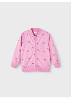 NAME IT Kurtka bomber 13213312 Różowy Regular Fit ze sklepu MODIVO w kategorii Bluzy dziewczęce - zdjęcie 182616595