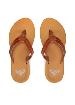 Roxy Japonki ARJL101146 Brązowy ze sklepu MODIVO w kategorii Klapki damskie - zdjęcie 182616709