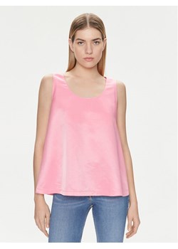 United Colors Of Benetton Top 5XONDQ06Z Różowy Relaxed Fit ze sklepu MODIVO w kategorii Bluzki damskie - zdjęcie 182616789