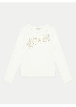MICHAEL KORS KIDS Bluzka R30142 D Biały Regular Fit ze sklepu MODIVO w kategorii Bluzki dziewczęce - zdjęcie 182616825