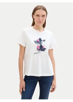 Tom Tailor T-Shirt 1043104 Biały Regular Fit ze sklepu MODIVO w kategorii Bluzki damskie - zdjęcie 182616836