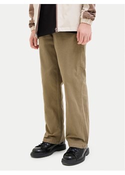 Jack&Jones Junior Spodnie materiałowe Alex 12253790 Brązowy Loose Fit ze sklepu MODIVO w kategorii Spodnie chłopięce - zdjęcie 182616855