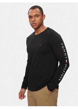 Tommy Hilfiger Longsleeve Logo Tee MW0MW09096 Czarny Regular Fit ze sklepu MODIVO w kategorii T-shirty męskie - zdjęcie 182616858