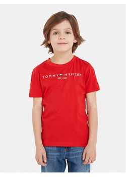 Tommy Hilfiger T-Shirt Essential KS0KS00210 S Czerwony Regular Fit ze sklepu MODIVO w kategorii T-shirty chłopięce - zdjęcie 182616865