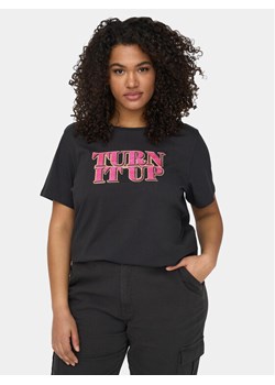 ONLY Carmakoma T-Shirt 15284839 Czarny Regular Fit ze sklepu MODIVO w kategorii Bluzki damskie - zdjęcie 182617008