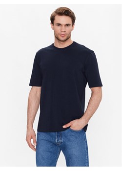 Sisley T-Shirt 3I1XS101J Granatowy Regular Fit ze sklepu MODIVO w kategorii T-shirty męskie - zdjęcie 182617045