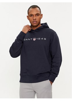 Gant Bluza Graphic 2003244 Granatowy Regular Fit ze sklepu MODIVO w kategorii Bluzy męskie - zdjęcie 182617065