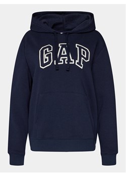 Gap Bluza 463506-00 Granatowy Regular Fit ze sklepu MODIVO w kategorii Bluzy damskie - zdjęcie 182617086