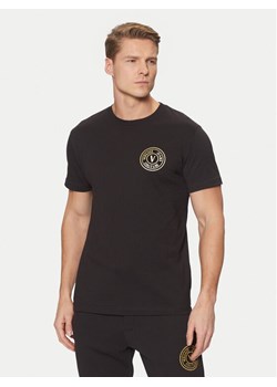 Versace Jeans Couture T-Shirt 78GAHT00 Czarny Regular Fit ze sklepu MODIVO w kategorii T-shirty męskie - zdjęcie 182617309