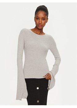 Kontatto Sweter 3M0116N AI253M01 Szary Slim Fit ze sklepu MODIVO w kategorii Swetry damskie - zdjęcie 182617356