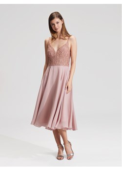 Hey Kyla Sukienka koktajlowa 5AC106HK Różowy Slim Fit ze sklepu MODIVO w kategorii Sukienki - zdjęcie 182617417