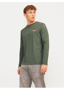 Jack&Jones Longsleeve Alvis 12259735 Zielony Standard Fit ze sklepu MODIVO w kategorii T-shirty męskie - zdjęcie 182617505