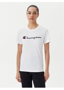 Champion T-Shirt 118090 Biały Slim Fit ze sklepu MODIVO w kategorii Bluzki damskie - zdjęcie 182617515