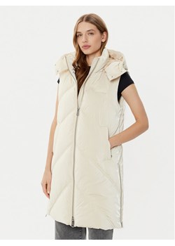 Guess Bezrękawnik W5RN68 WH0V0 Beżowy Regular Fit ze sklepu MODIVO w kategorii Kamizelki damskie - zdjęcie 182617659