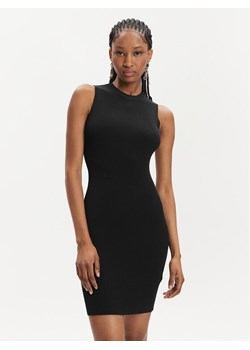 Hugo Sukienka dzianinowa Sepinny 50514297 Czarny Slim Fit ze sklepu MODIVO w kategorii Sukienki - zdjęcie 182617665