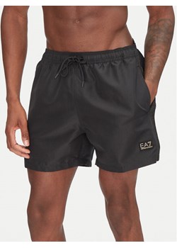 EA7 Emporio Armani Szorty kąpielowe 7M000530 AF13241 UC001 Czarny Regular Fit ze sklepu MODIVO w kategorii Kąpielówki - zdjęcie 182617689