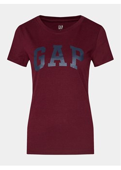 Gap T-Shirt 268820-61 Bordowy Regular Fit ze sklepu MODIVO w kategorii Bluzki damskie - zdjęcie 182617736