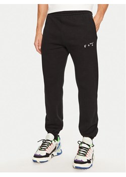 Off-White Spodnie dresowe OMCH030F20FLE0011001 Czarny Regular Fit ze sklepu MODIVO w kategorii Spodnie męskie - zdjęcie 182617776