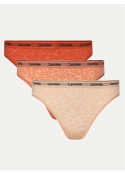 Calvin Klein Underwear Komplet 3 par fig klasycznych 000QD5069E Kolorowy ze sklepu MODIVO w kategorii Majtki damskie - zdjęcie 182617838