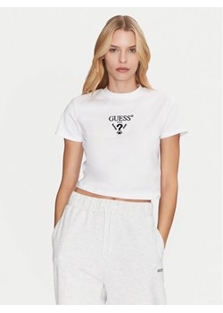 Guess T-Shirt V4YI20 KCDH1 Biały Boxy Fit ze sklepu MODIVO w kategorii Bluzki damskie - zdjęcie 182617856