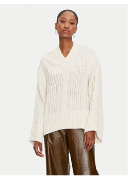 REPLAY Sweter DK3313.000.G22926 Écru Regular Fit ze sklepu MODIVO w kategorii Swetry damskie - zdjęcie 182617876