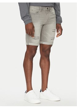 INDICODE Szorty jeansowe Kaden Holes 70-104 Szary Regular Fit ze sklepu MODIVO w kategorii Spodenki męskie - zdjęcie 182617947