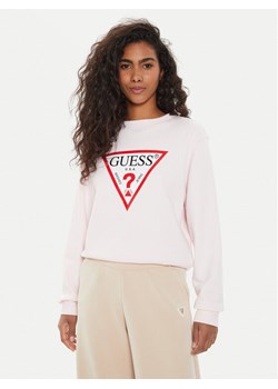 Guess Bluza W2YQ16 KBA11 Różowy Regular Fit - id: 0000303936389 - marki Guess - 182618025 Guess Bluza W2YQ16 KBA11 Różowy Regular Fit ze sklepu MODIVO w kategorii Bluzy damskie - zdjęcie 182618025