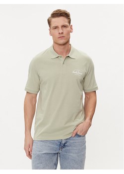 Jack&Jones Polo Forest 12248621 Zielony Standard Fit ze sklepu MODIVO w kategorii T-shirty męskie - zdjęcie 182618027