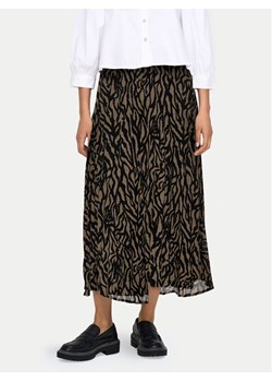 ONLY Spódnica midi Star 15333699 Szary Regular Fit ze sklepu MODIVO w kategorii Spódnice - zdjęcie 182618039