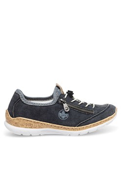 Rieker Sneakersy N4263-16 Granatowy ze sklepu MODIVO w kategorii Półbuty damskie - zdjęcie 182618097