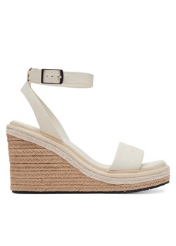 Calvin Klein Espadryle Wedge Sandal 70 - He HW0HW02376 Biały ze sklepu MODIVO w kategorii Espadryle damskie - zdjęcie 182618157