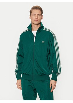 adidas Bluza adicolor Classics Firebird JP2543 Zielony Loose Fit ze sklepu MODIVO w kategorii Bluzy męskie - zdjęcie 182618159