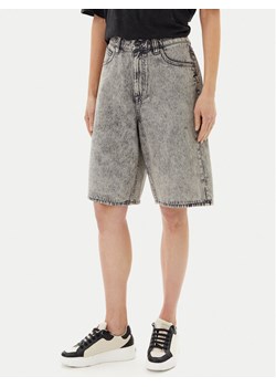 Volcom Szorty jeansowe Beeggy B2012504 Szary Baggy Fit ze sklepu MODIVO w kategorii Szorty - zdjęcie 182618346