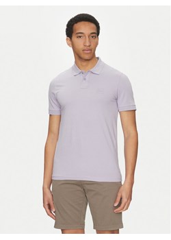 BOSS Polo Passenger 50507803 Fioletowy Slim Fit ze sklepu MODIVO w kategorii T-shirty męskie - zdjęcie 182618457