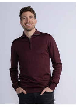 Petrol Industries Sweter M-3030-KWC207 Bordowy Slim Fit ze sklepu MODIVO w kategorii Swetry męskie - zdjęcie 182618535