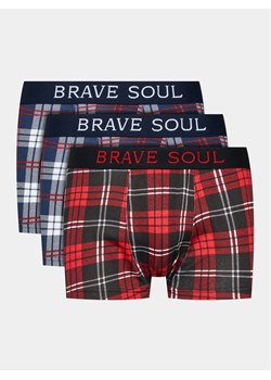 Brave Soul Komplet 3 par bokserek MBX-606ANTHONY Kolorowy Regular Fit ze sklepu MODIVO w kategorii Majtki męskie - zdjęcie 182618556